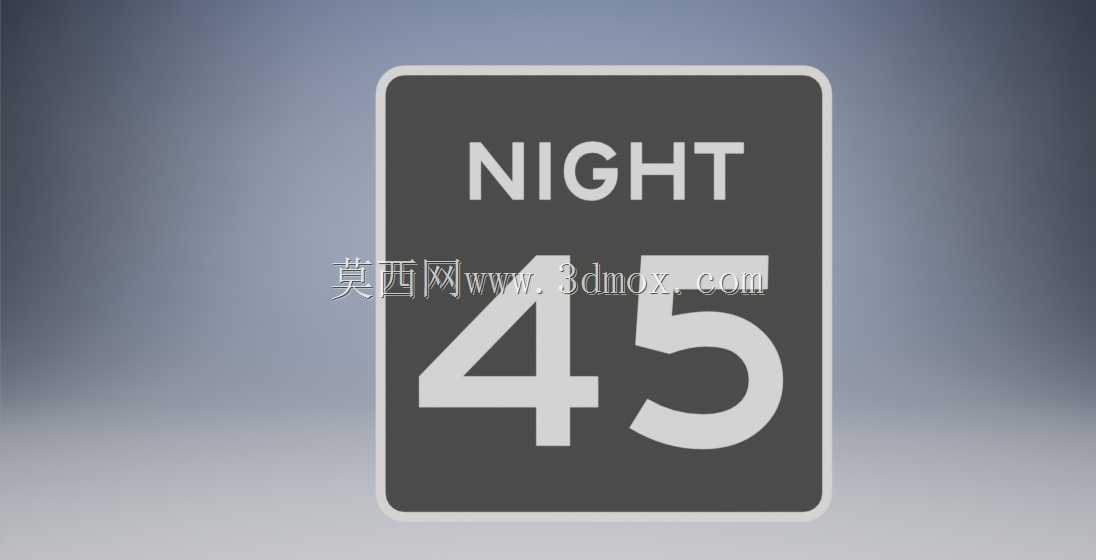 速度限制R2-1/由雷达R31-21强制执行/夜间速度R2-3P路标