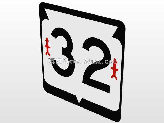 威斯康星州路线标志M1-6/M1-6B道路标志