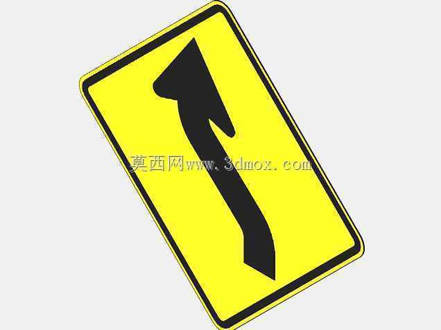 反向曲线W1-4R/W1-4R道路标志
