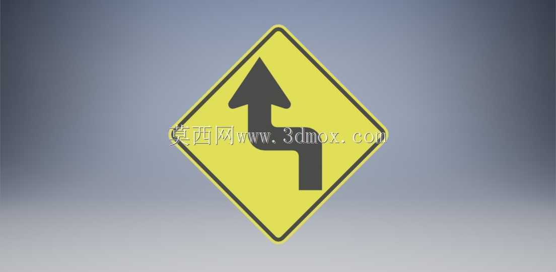 反向转弯W1-3R/W1-3L道路标志