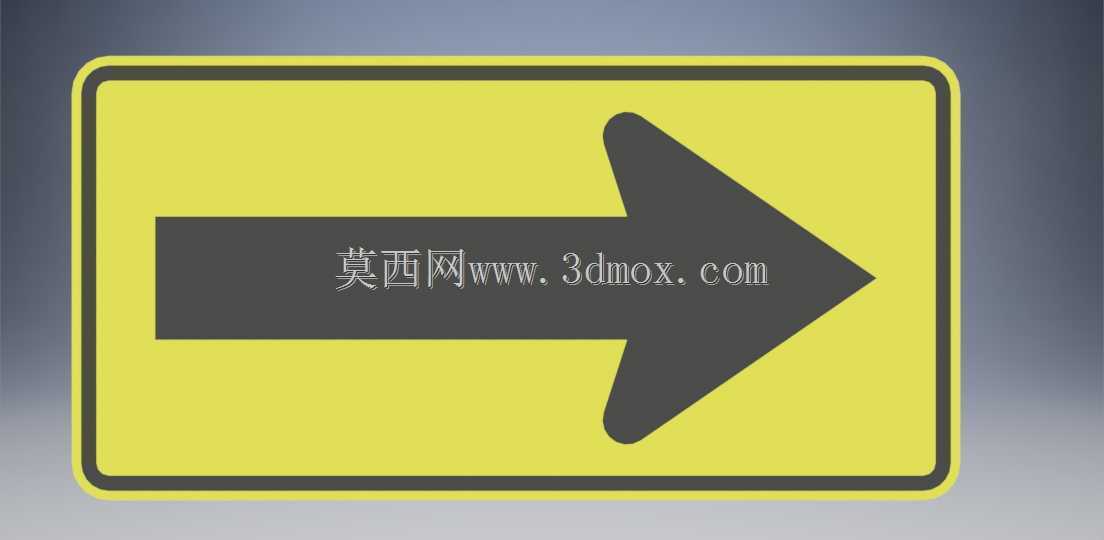 单向大箭头左/右W1-6路标
