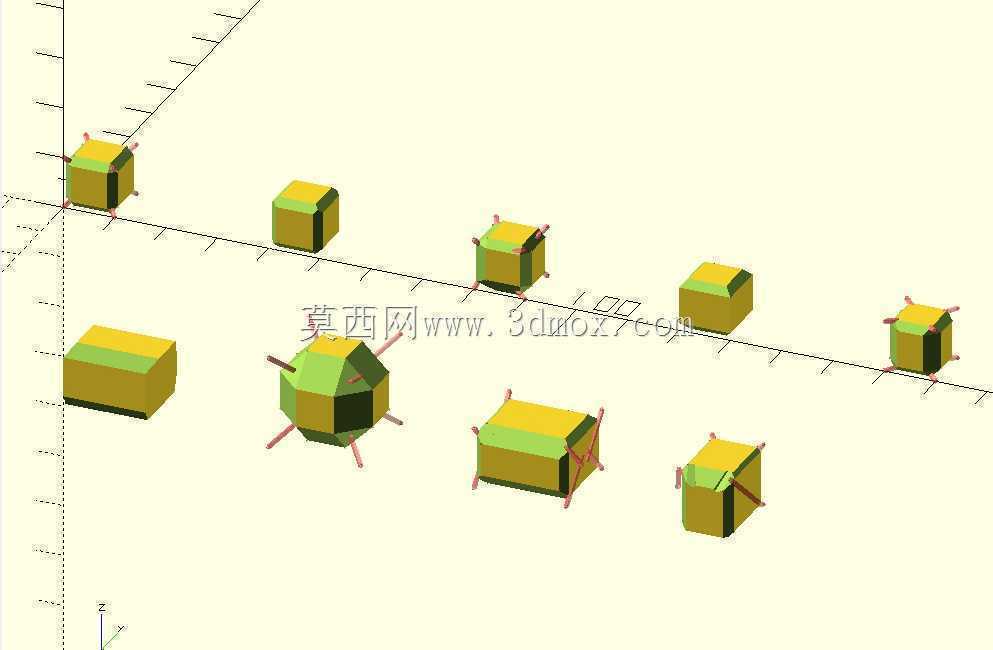 另一个倒角立方体
