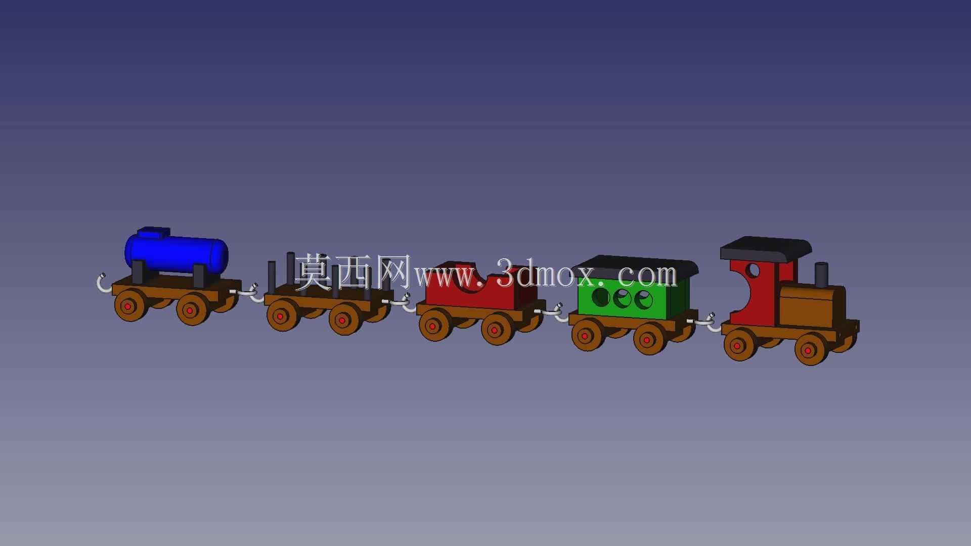 木制玩具火车