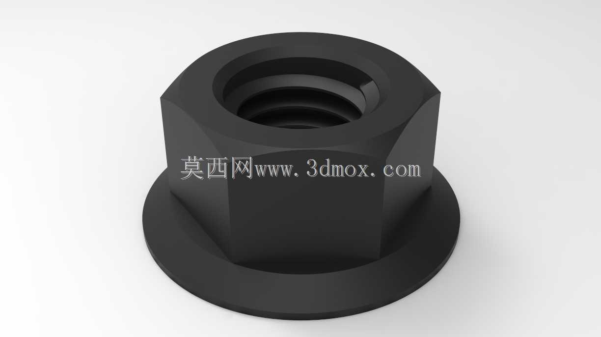 带法兰的M8螺母