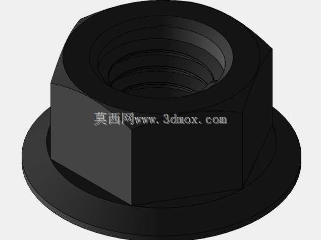 带法兰的M8螺母