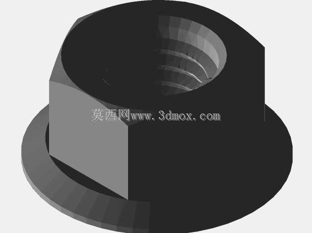 带法兰的M8螺母