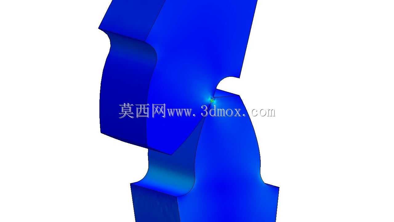 外啮合直齿圆柱齿轮齿根圆角应力分析