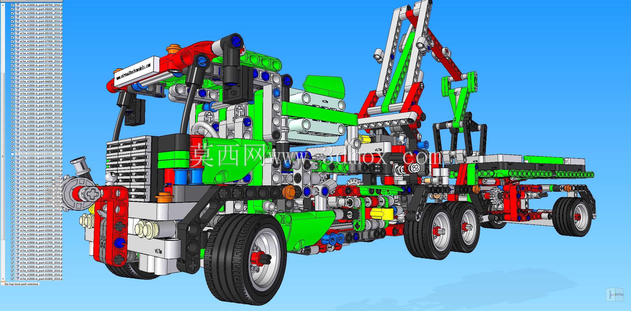 vLTm 42008-2乐高技术-109零件1276组件
