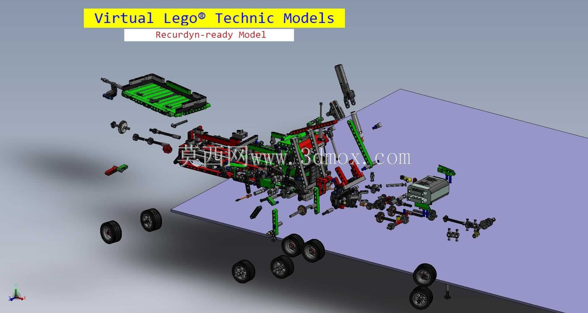 vLTm 42008-2乐高技术-109零件1276组件