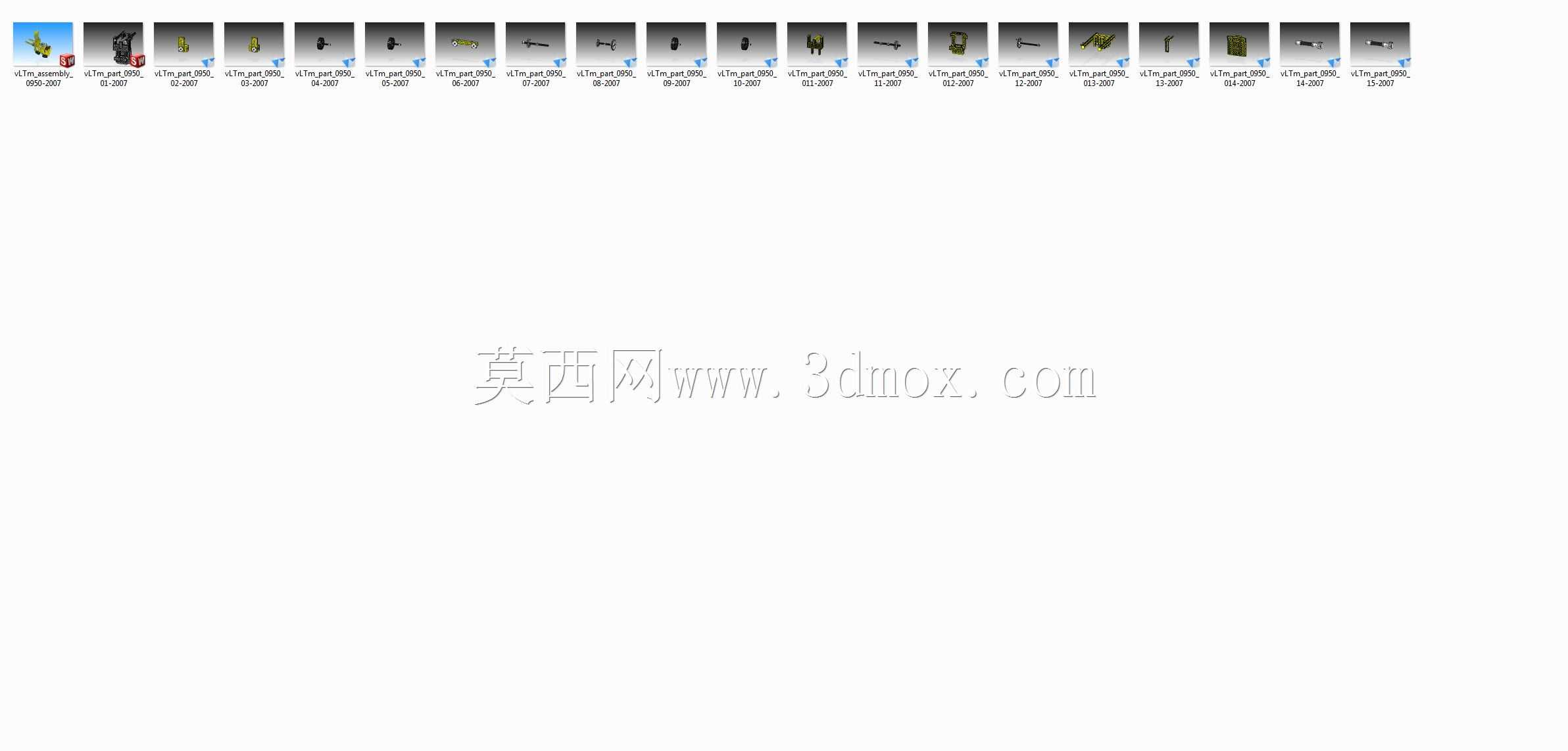 vLTm 0950-1乐高科技-15部分208组件