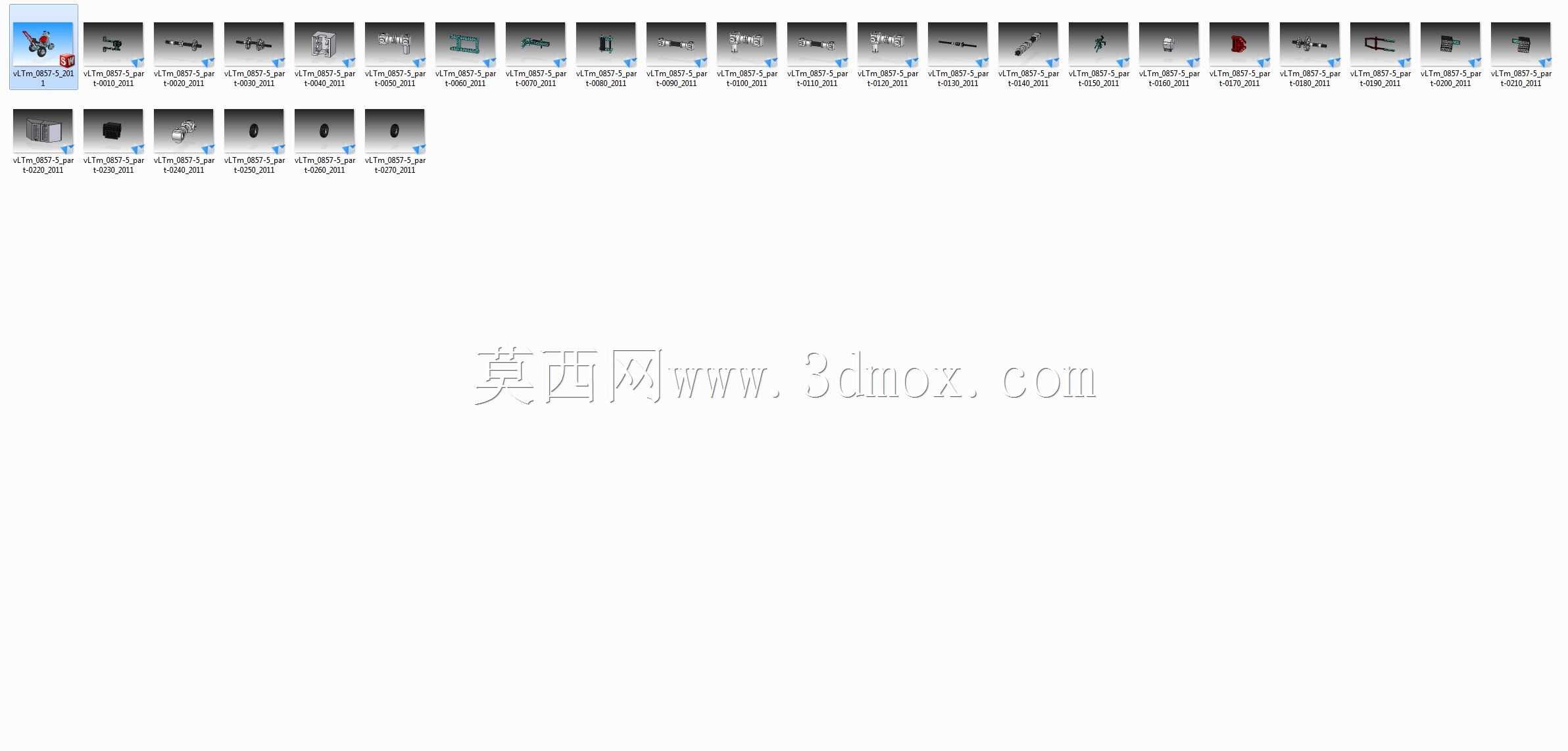 vLTm 0857-5乐高技术-27件409组件