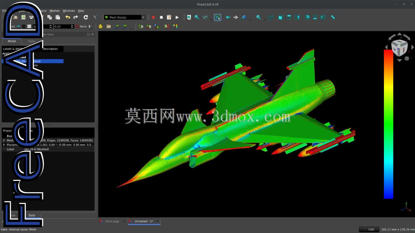 用于创建/编辑网格的FreeCAD示例