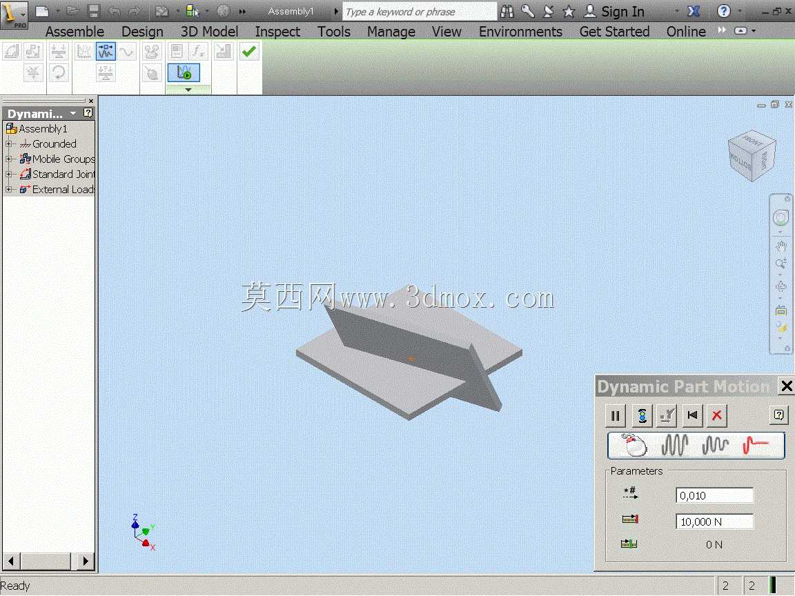 Autodesk Inventor��̬�ƶ�