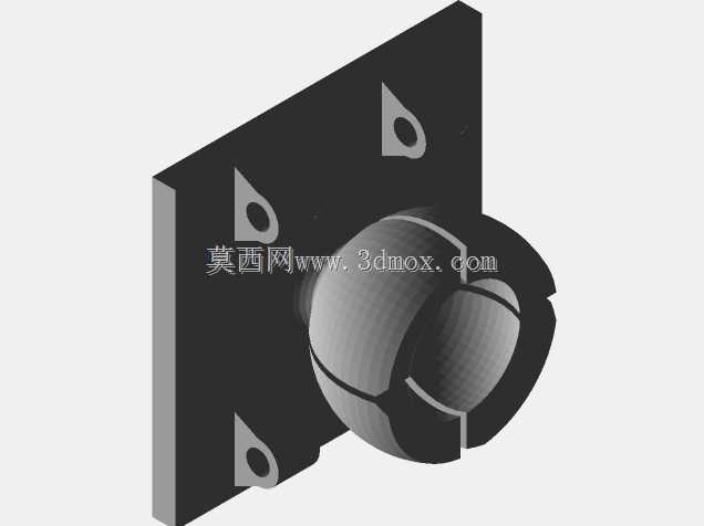 Ender 3 Pro RasPi摄像头外壳螺栓槽