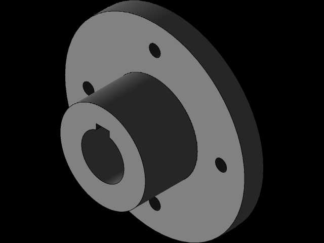 Solidworks中法兰连接件及组件的设计