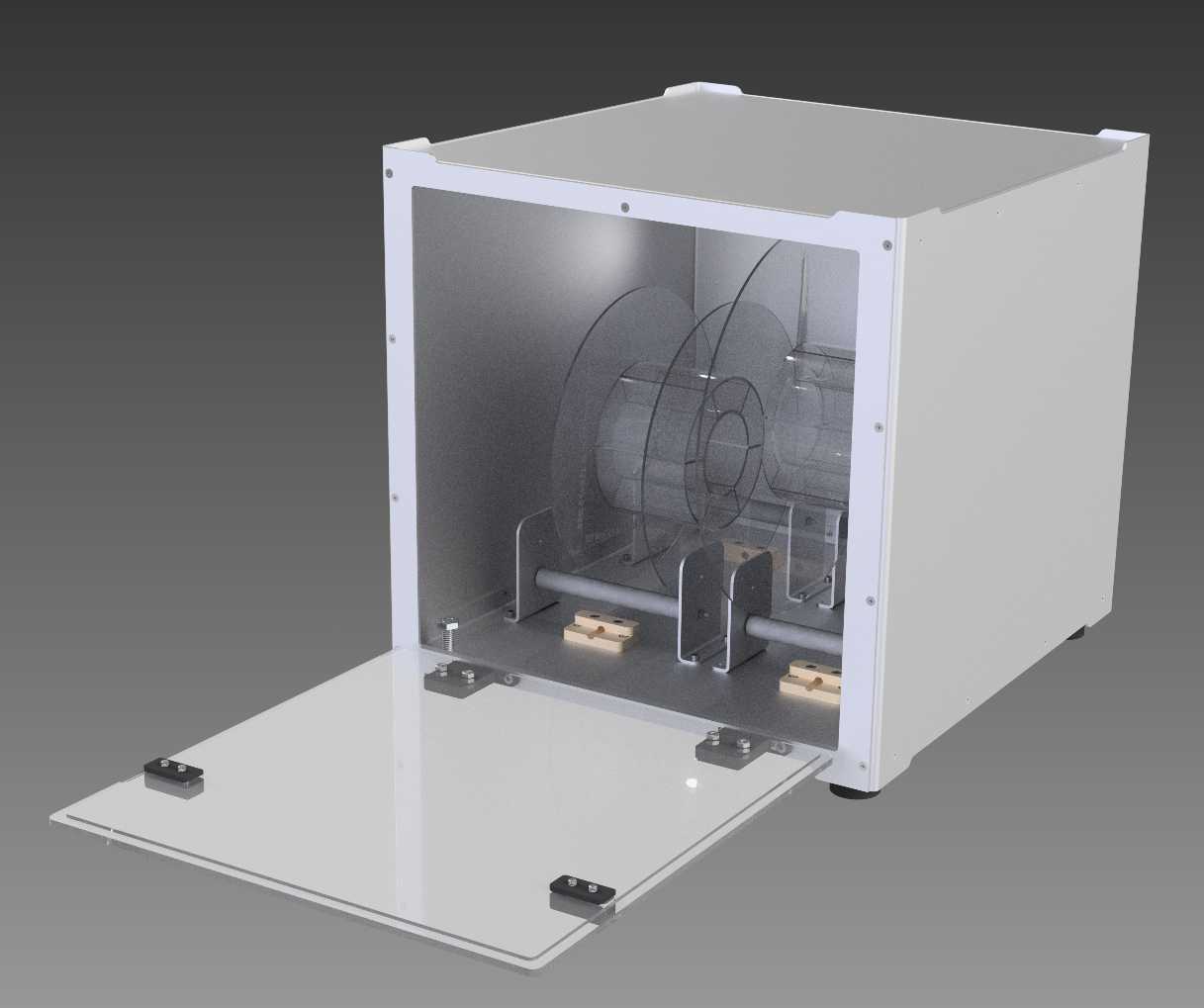 Ultimaker 3/3Ext灯丝站。最多3公斤卷