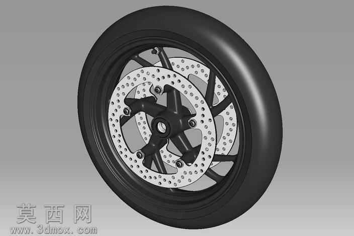 Husqvarna莜麦900R-前面车轮