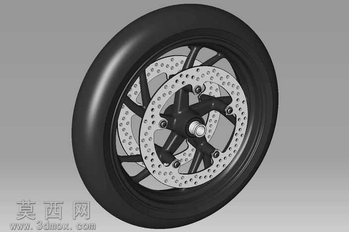 Husqvarna莜麦900R-前面车轮