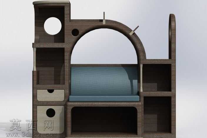 书柜工作台