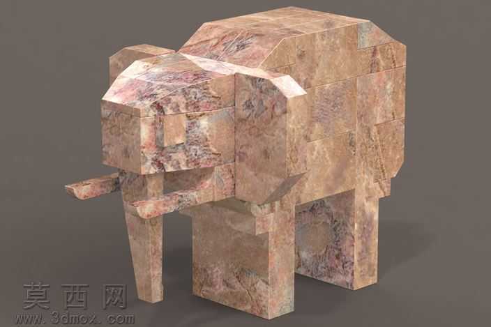 大象3D拼图