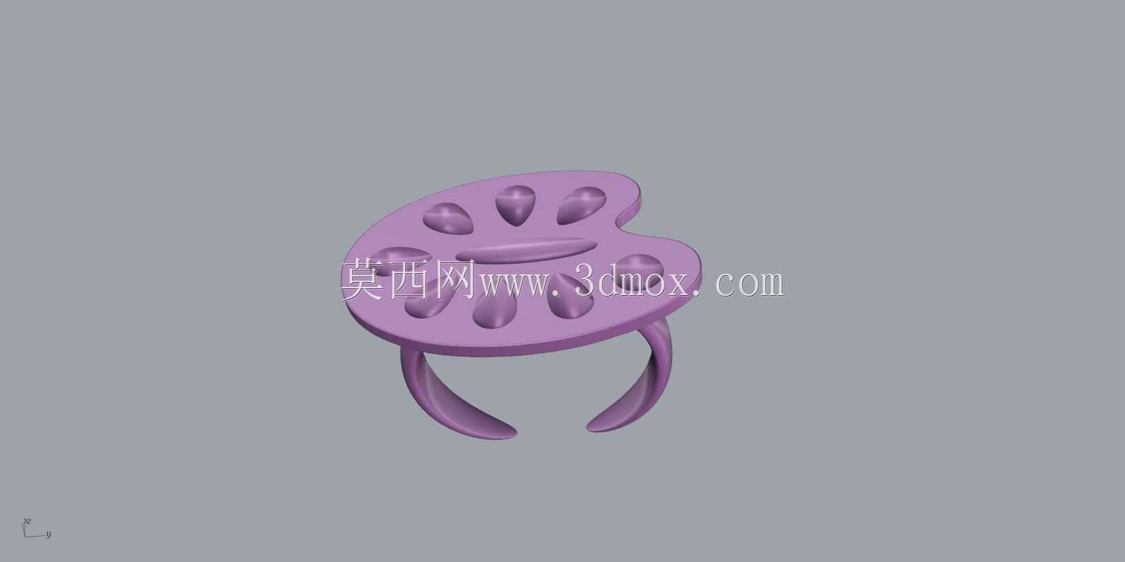 Anillo paleta de colores。