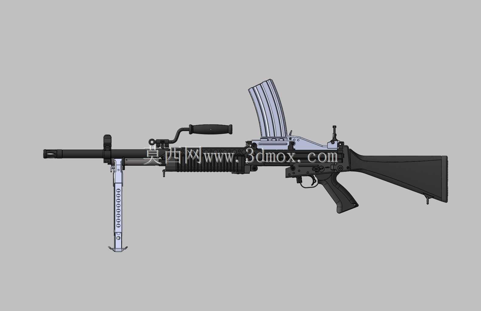 �Զ���ǹ�����е�Stoner 63A