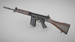 FN FAL��ϻ�ͷŰ�ť
