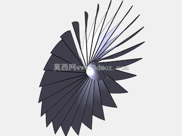 发动机涡轮设计。