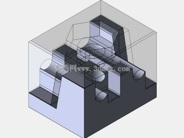 用于箭头座的复合弓固定立方体(3d打印)