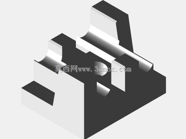 用于箭头座的复合弓固定立方体(3d打印)