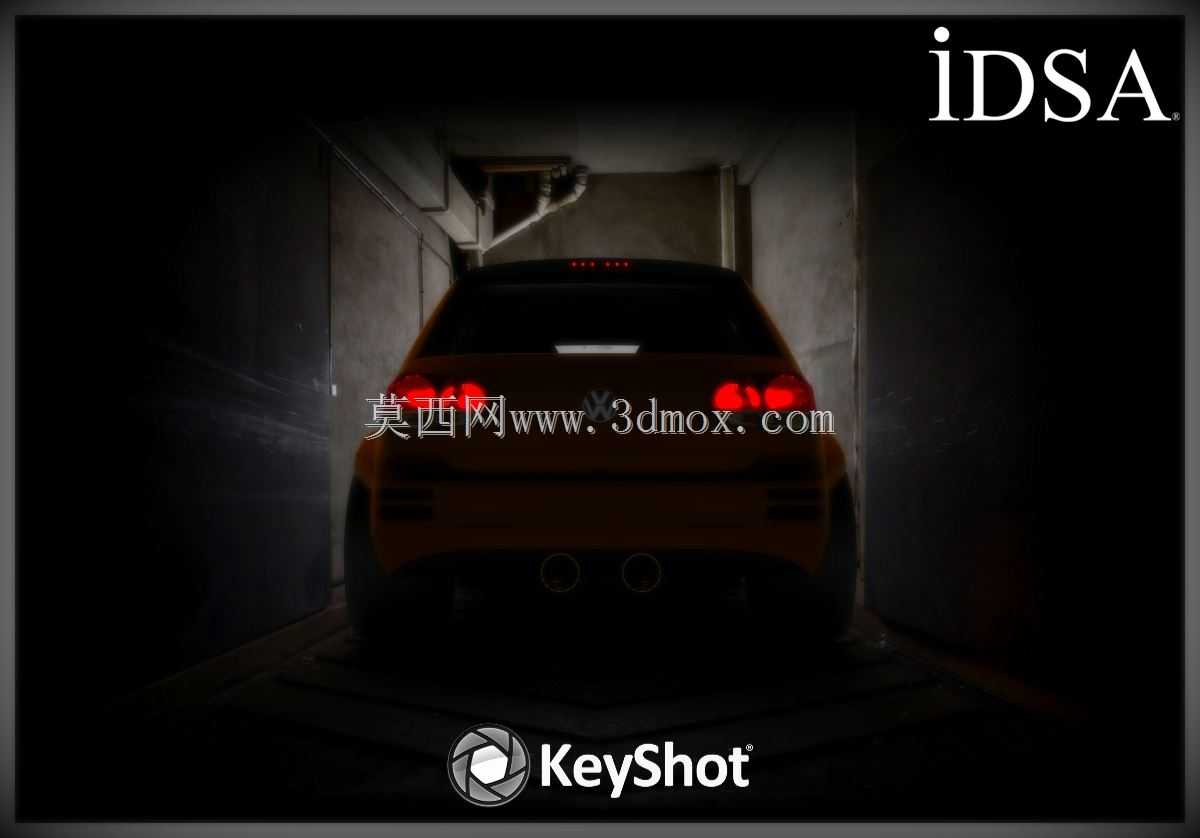 大众高尔夫mk6 idsa渲染挑战赛