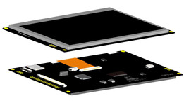 SPI 7英寸TFT LCD显示屏1024x600 w/RA8876 OPTL电容式触摸屏
