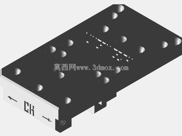 TM系统glock 17 gelblaster的红点支架