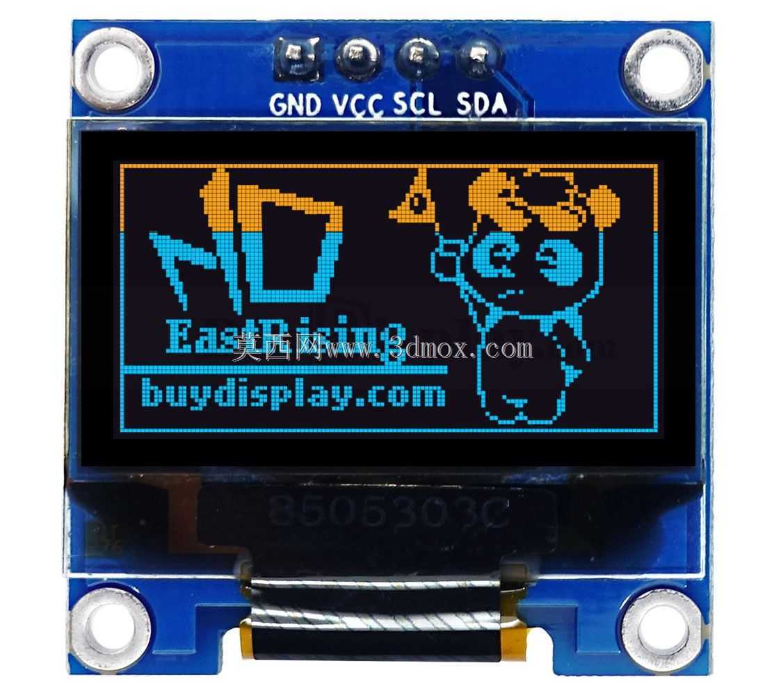 分享至:跳至图像库的开头\t I2C黄蓝0.96英寸OLED显示屏128x64 Arduino,Raspberry Pi
