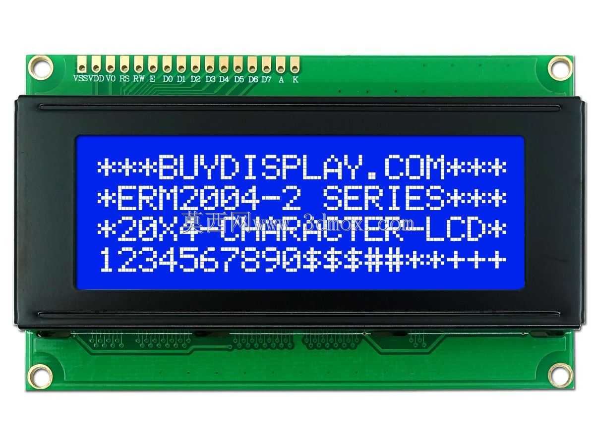 Arduino代码LCD 20x4 I2C字符显示模块宽视角