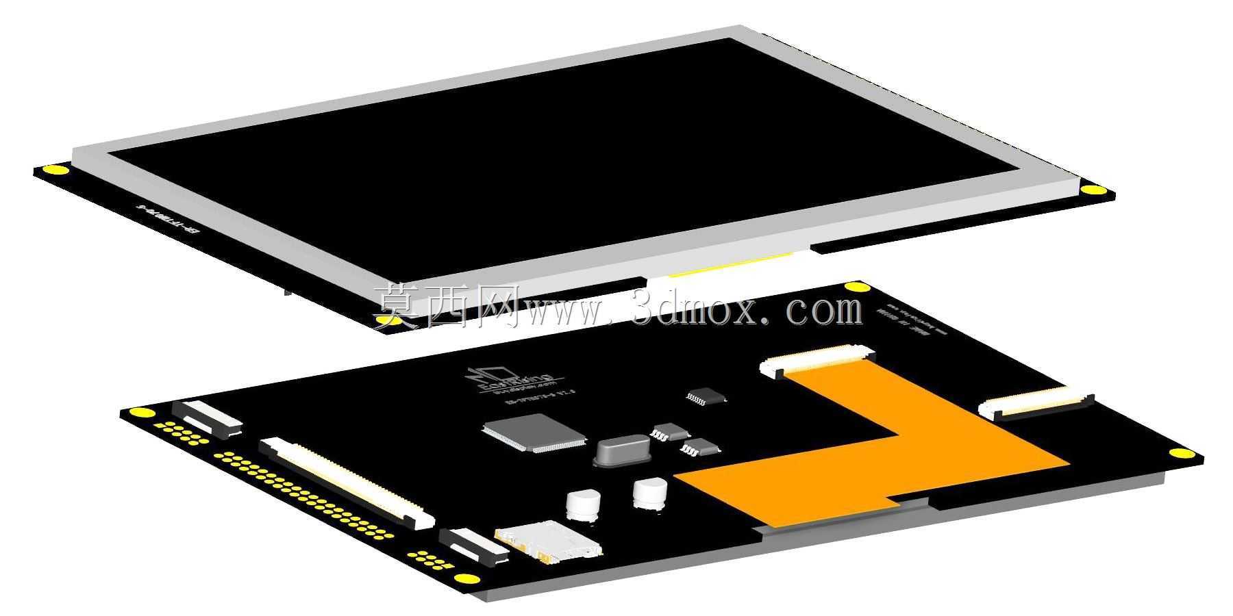 7Ӣ��LCDģ�飬����ѡ����ʽ��������壬I2C/SPI