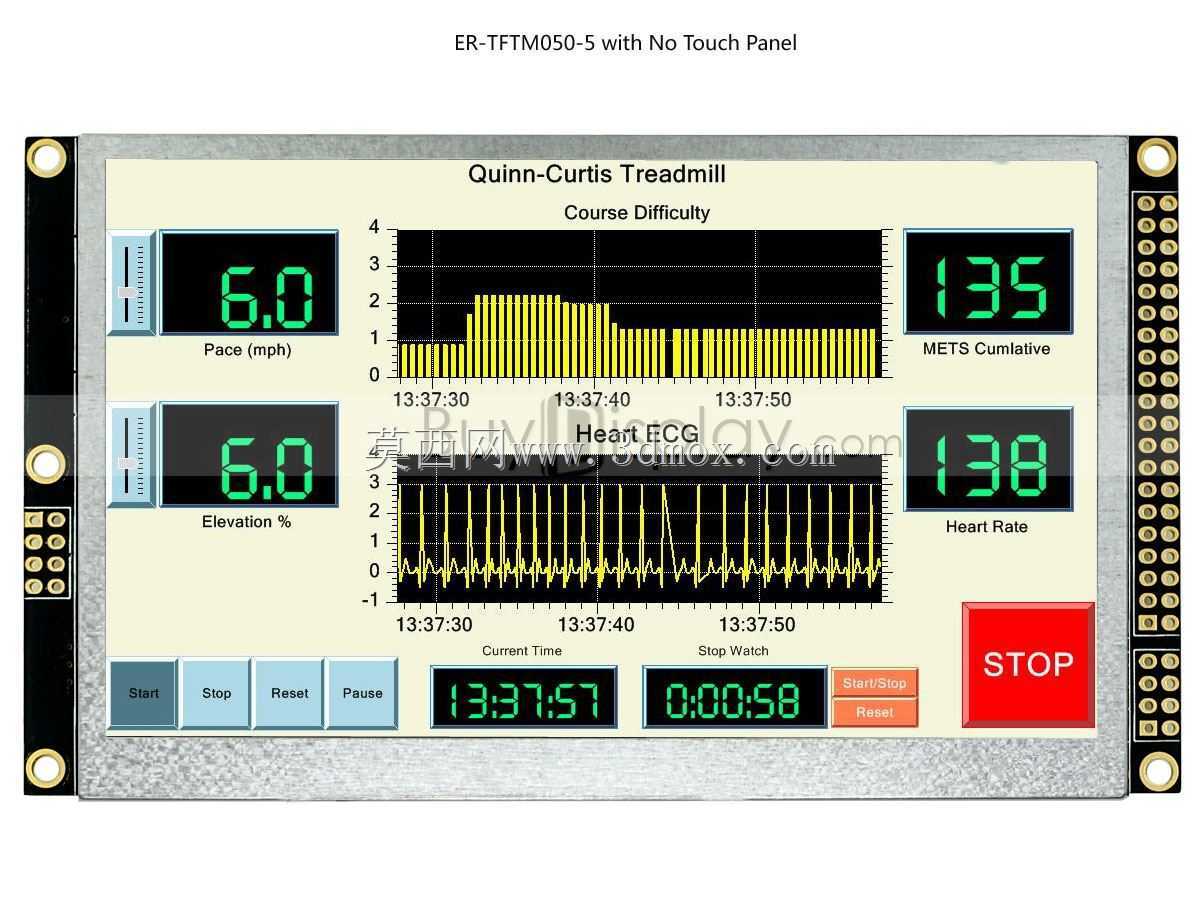 LCD 5Ӣ��SSD1963 TFTģ�飬��ѡ��������ʾ800x480 MCU