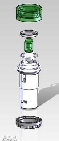 22毫米的面板指示器,山ECX105#