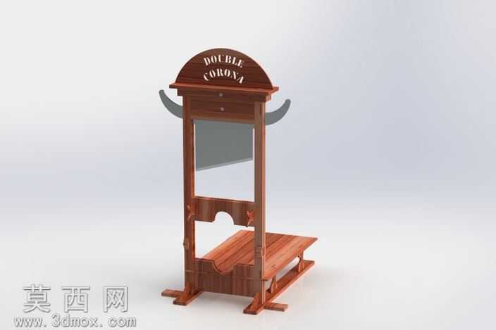 断头台、雪茄刀、钣金件装饰、metalcraftdesign