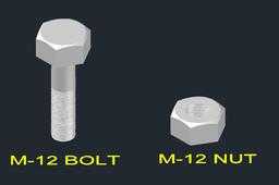 3D����˨����ĸ(M-12)