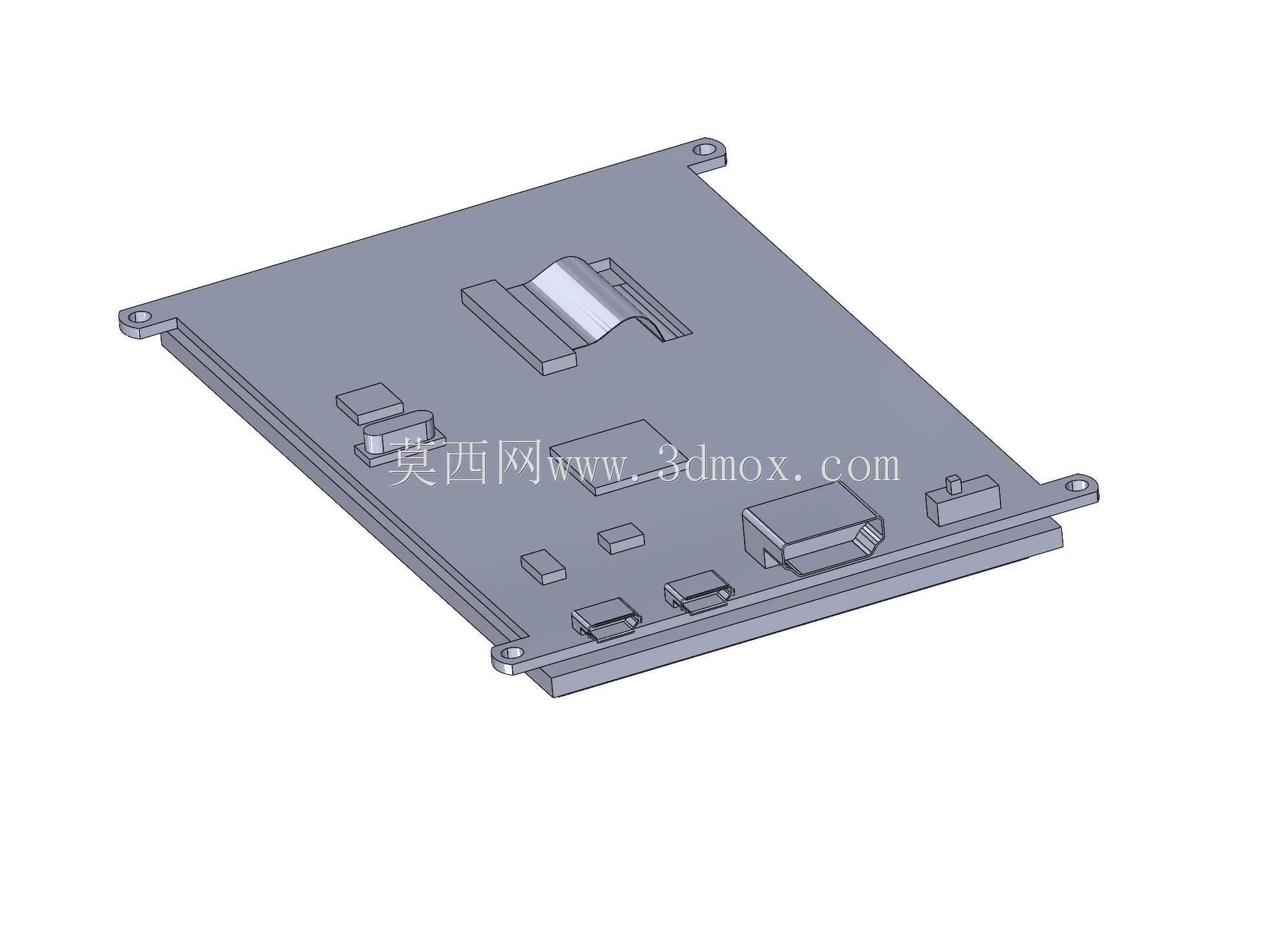 5英寸电阻式触摸屏LCD(B),800×480,HDMI,低功耗