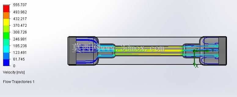 ѹ��\u0026ʹ��SolidWorks����ģ��۲��ֱ���ܵ��е��ٶȱ仯