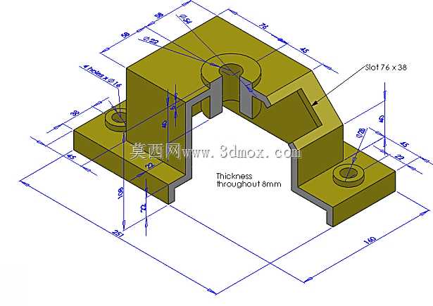 Solidworks-练习-非常困难,请访问www.practicalstudent。com 03