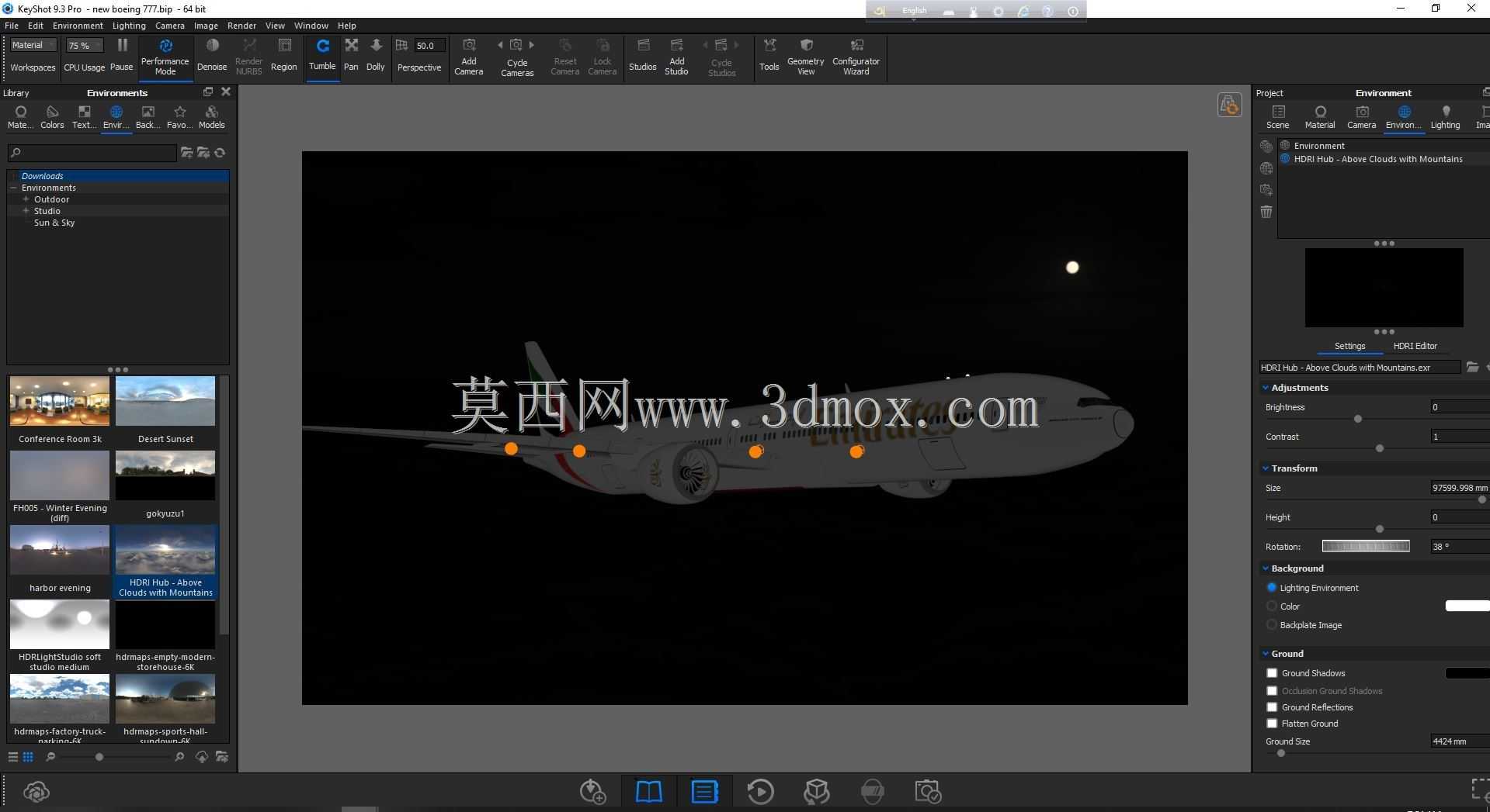 ����777-300�ͻ�ģ��
