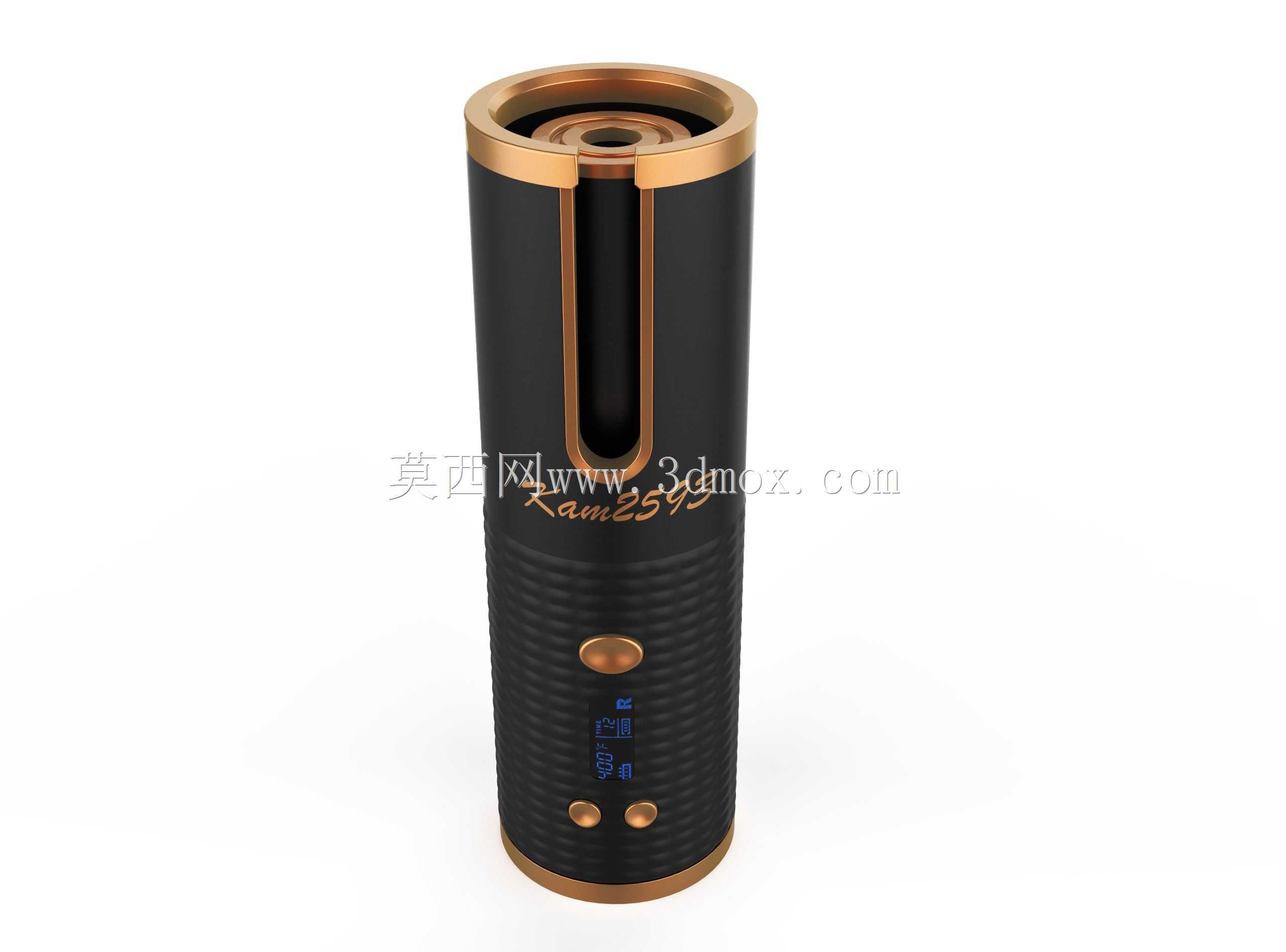 无绳自动卷发器