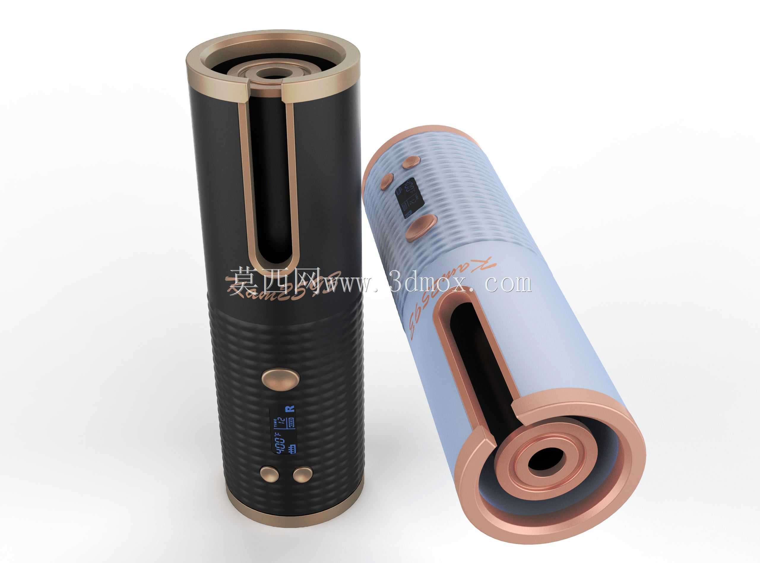 无绳自动卷发器