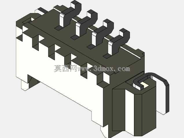 莫仕苦扁电极连接器(1.25毫米),直角