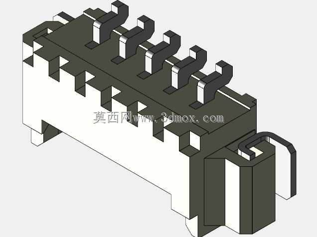 莫仕苦扁电极连接器(1.25毫米),直角