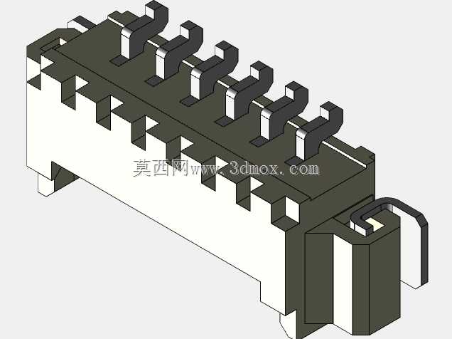 莫仕苦扁电极连接器(1.25毫米),直角