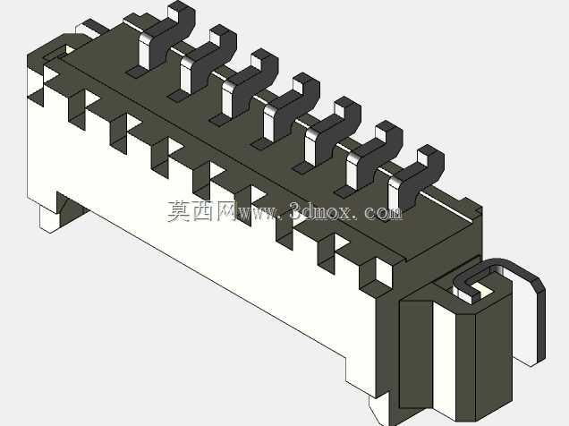 莫仕苦扁电极连接器(1.25毫米),直角